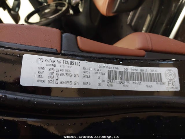 1C4RJFJT1LC324514 Jeep Grand Cherokee Summit