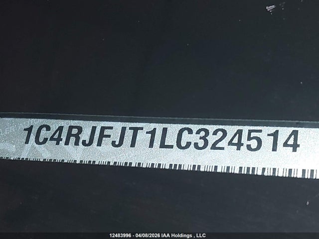 1C4RJFJT1LC324514 Jeep Grand Cherokee Summit