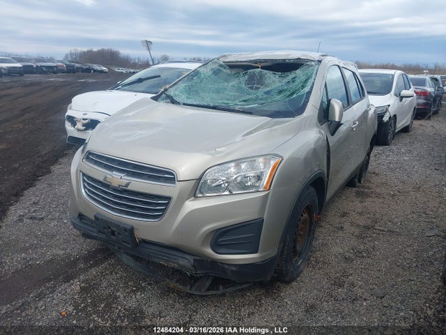 12484204 :رقم المزاد ، 3GNCJKSB6GL256166 vin ، 2016 Chevrolet Trax مزاد بيع