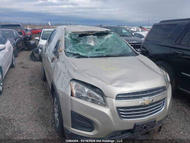12484204 :رقم المزاد ، 3GNCJKSB6GL256166 vin ، 2016 Chevrolet Trax مزاد بيع