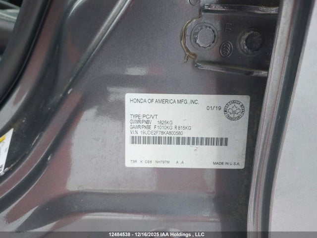 Acura Ilx Premium 2019 19UDE2F78KA800580 Image 9