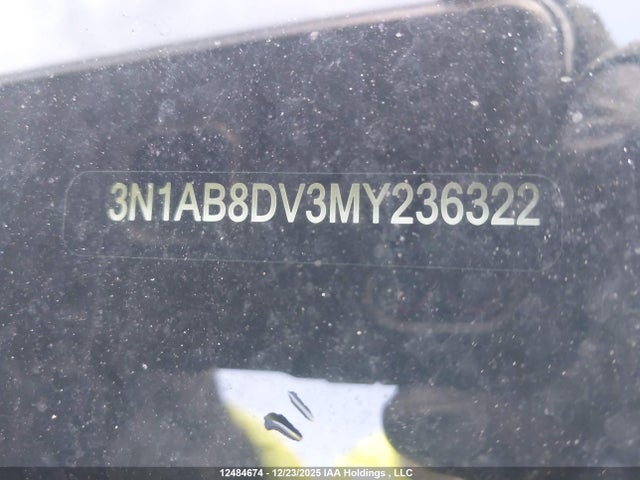 Aukcja sprzedaży 2021 Nissan Sentra Sr, vin: 3N1AB8DV3MY236322, numer aukcji: 12484674