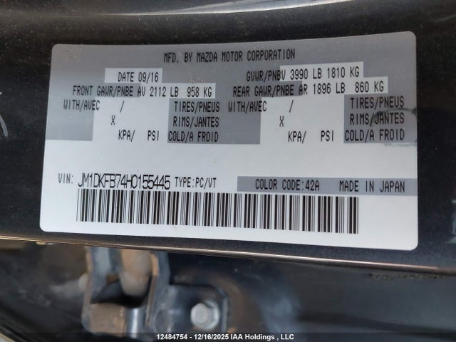 Mazda Cx-3 Gx 2017 JM1DKFB74H0155445 Image 9
