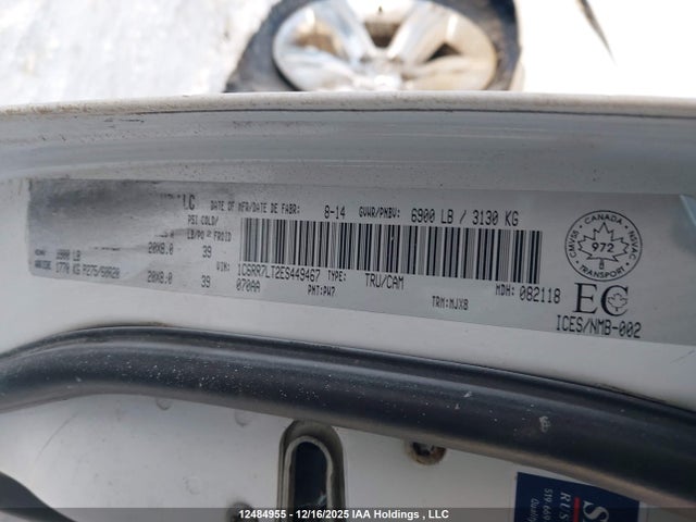 RAM 1500 2014 1C6RR7LT2ES449467 Image 9