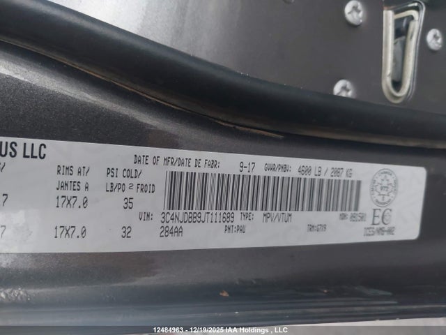 Jeep Compass Latitude 2018 3C4NJDBB9JT111689 Image 19