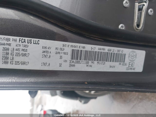 Jeep Compass Latitude 2018 3C4NJDBB9JT111689 Image 9