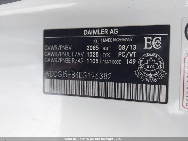 Продажа на аукционе авто 2014 Mercedes-benz C 350, vin: WDDGJ5HB4EG196382, номер лота: 12485109