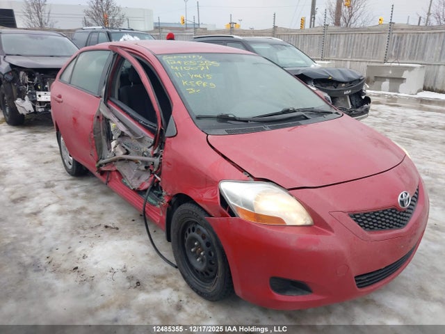 12485355 :رقم المزاد ، JTDBT4K36B1410071 vin ، 2011 Toyota Yaris مزاد بيع