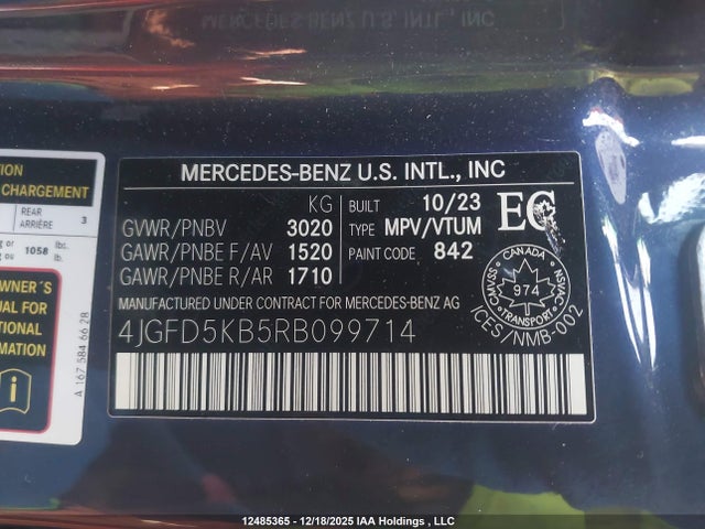 4JGFD5KB5RB099714 Mercedes-Benz Gle Coupe 450 4matic