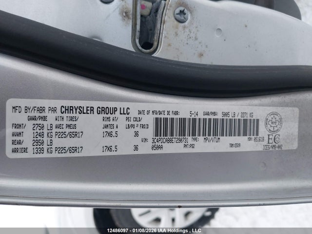 Продаж на аукціоні авто 2014 Dodge Journey Cvp/se Plus, vin: 3C4PDCAB8ET290731, номер лоту: 12486097