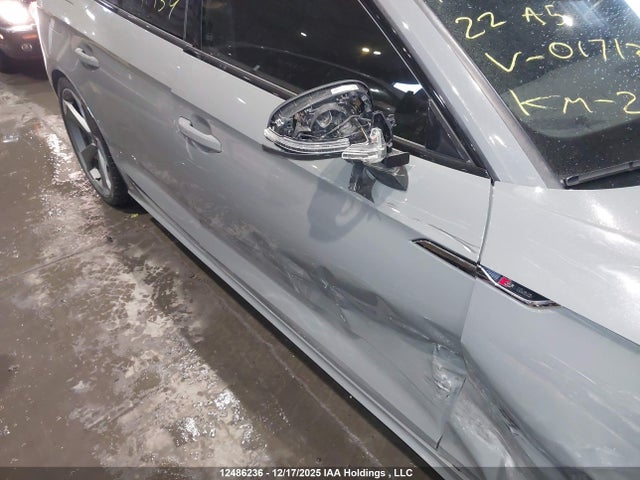 Aukcja sprzedaży 2022 Audi A5 Sportback, vin: WAUFACF52NA017134, numer aukcji: 12486236