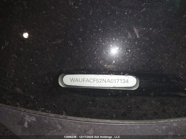 Aukcja sprzedaży 2022 Audi A5 Sportback, vin: WAUFACF52NA017134, numer aukcji: 12486236