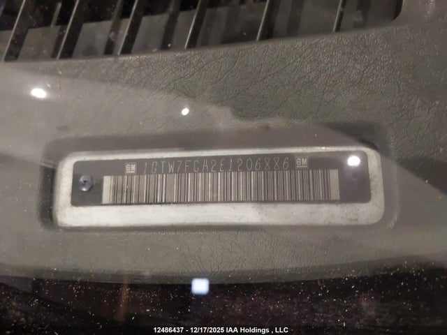 12486437 :رقم المزاد ، 1GTW7FCA2E1206886 vin ، 2014 Gmc Savana G2500 مزاد بيع