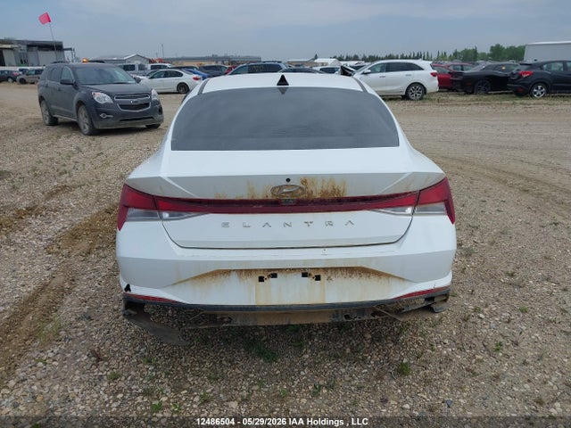 12486504 :رقم المزاد ، KMHLM4AG2NU289432 vin ، 2022 Hyundai Elantra Sel مزاد بيع