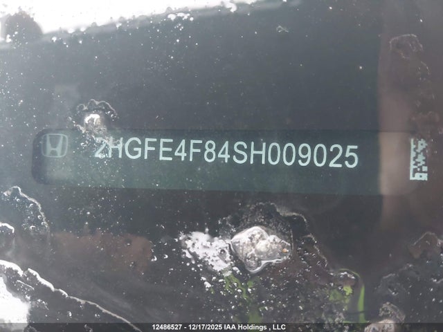 2HGFE4F84SH009025 Honda Civic Hybrid Sport/sport Touring