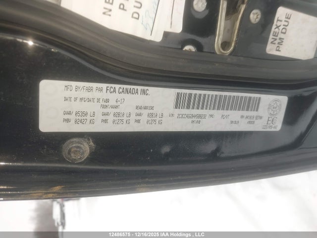 Продаж на аукціоні авто 2017 Chrysler 300 S, vin: 2C3CCAGG9HH588232, номер лоту: 12486575