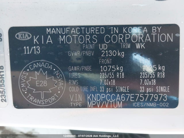 KIA Sportage Sx 2014 KNDPCCA67E7577973 Image 9