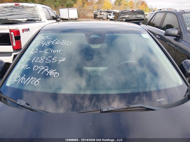Auction sale of the 2022 Honda Civic Ex 4dr, vin: 2HGFE2F30NH128557, lot number: 12486680