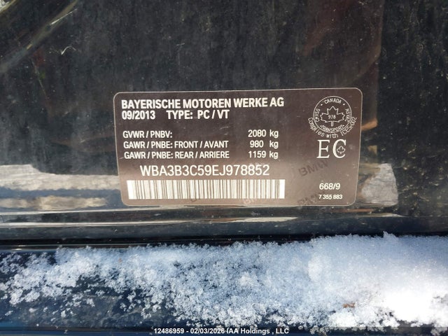 WBA3B3C59EJ978852 BMW 328 XI