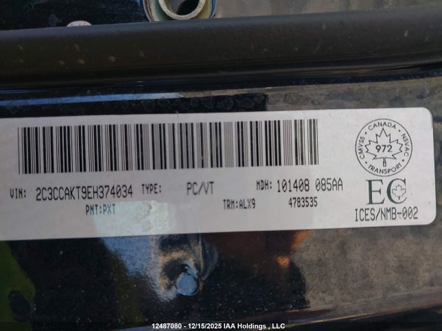 Chrysler 300C 2014 2C3CCAKT9EH374034 Image 9