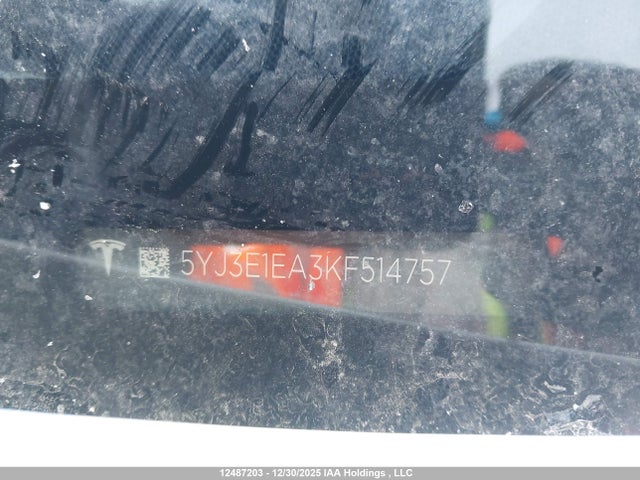 Tesla Model 3 Long Range/mid Range/standard Range/standard Range Plus 2019 5YJ3E1EA3KF514757 Image 17