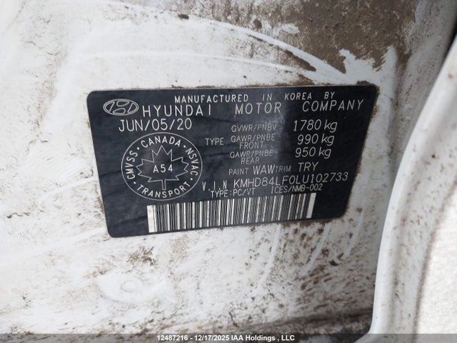 2020 Hyundai Elantra Preferred Auto Ivt მანქანა იყიდება აუქციონზე, vin: KMHD84LF0LU102733, აუქციონის ნომერი: 12487216