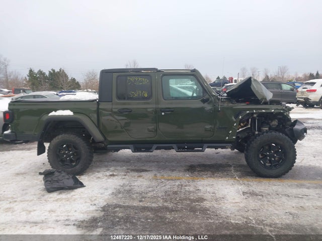 12487220 :رقم المزاد ، 1C6HJTAG9PL531968 vin ، 2023 Jeep Gladiator Willys مزاد بيع