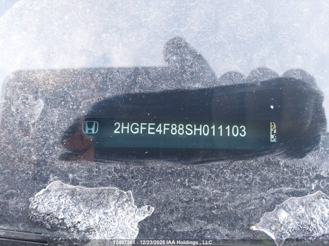 12487361 :رقم المزاد ، 2HGFE4F88SH011103 vin ، 2025 Honda Civic Hybrid Sport/sport Touring مزاد بيع