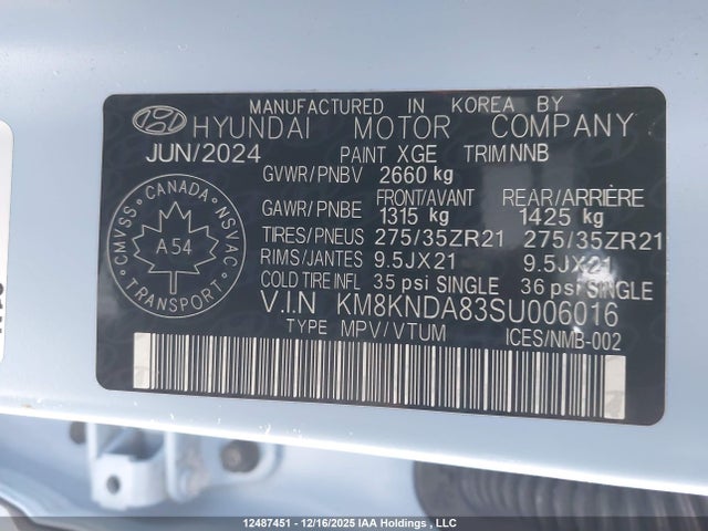 KM8KNDA83SU006016 Hyundai Ioniq 5 N