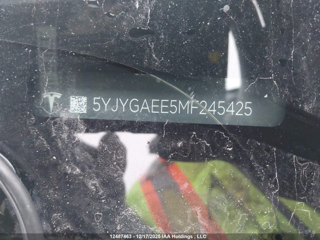 5YJYGAEE5MF245425 Tesla Model Y Long Range