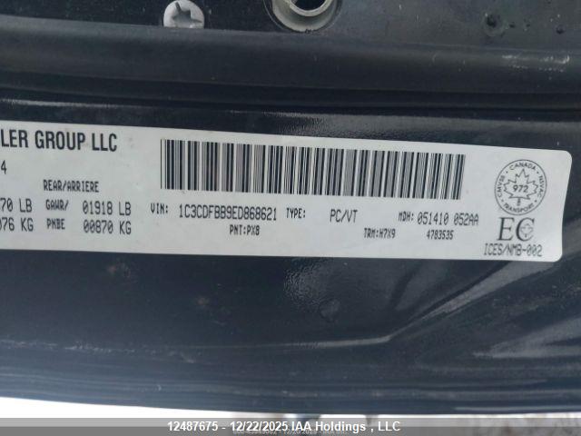 1C3CDFBB9ED868621 Dodge DART SXT