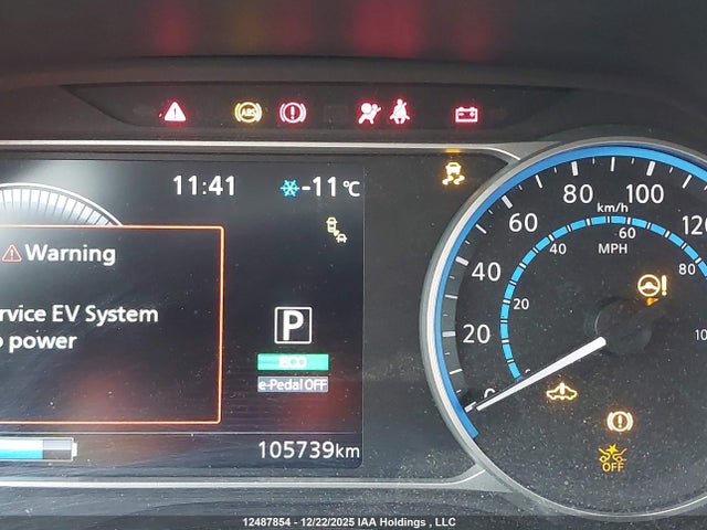 1N4AZ1CPXKC307109 Nissan Leaf S/sl/sv