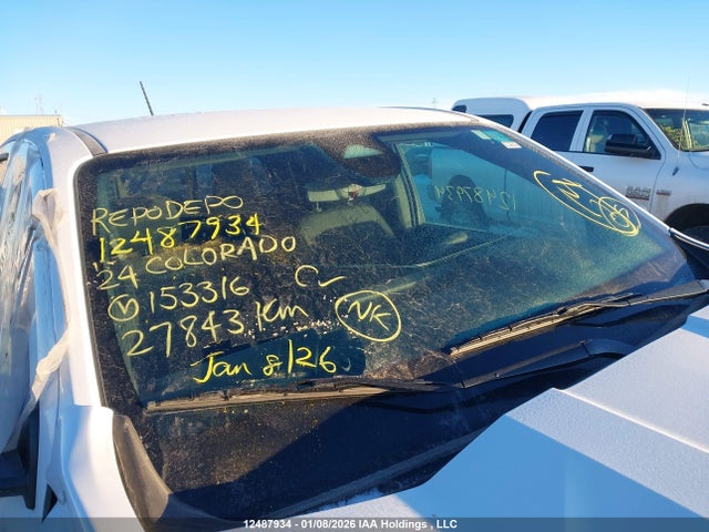 12487934 :رقم المزاد ، 1GCPTEEK5R1153316 vin ، 2024 Chevrolet Colorado Trail Boss 4wd مزاد بيع