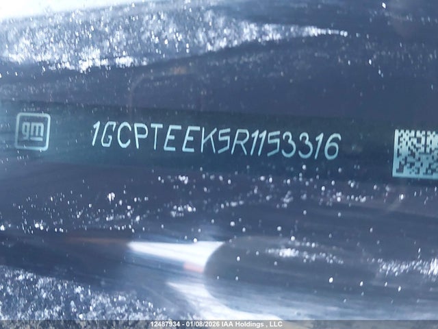 12487934 :رقم المزاد ، 1GCPTEEK5R1153316 vin ، 2024 Chevrolet Colorado Trail Boss 4wd مزاد بيع