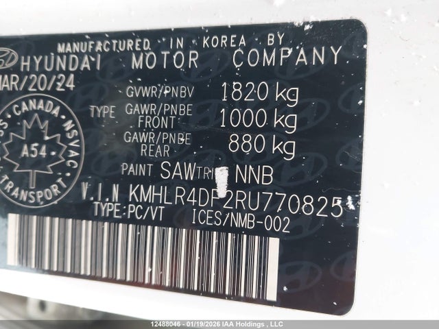 Aukcja sprzedaży 2024 Hyundai Elantra N Line, vin: KMHLR4DF2RU770825, numer aukcji: 12488046