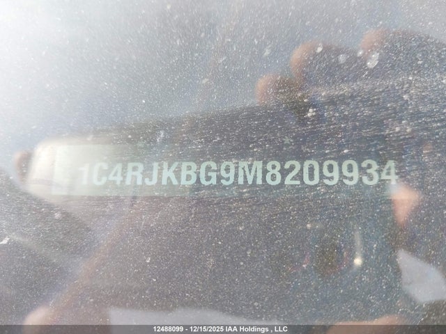 1C4RJKBG9M8209934 Jeep Grand Cherokee L Limited