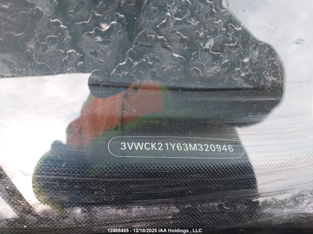 12488485 :رقم المزاد ، 3VWCK21Y63M320946 vin ، 2003 Volkswagen New Beetle Gls مزاد بيع