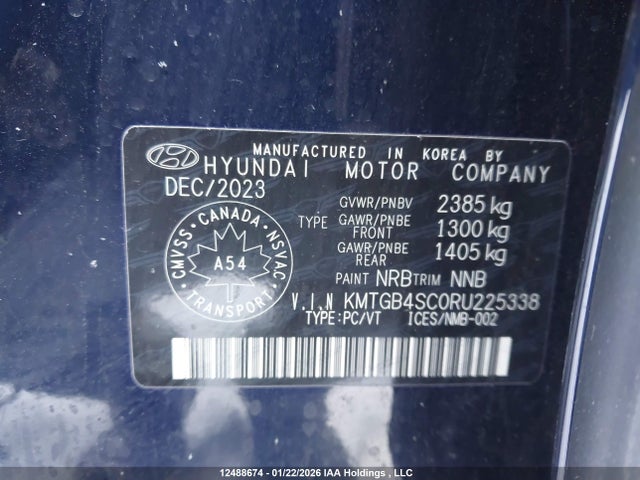 KMTGB4SC0RU225338 Genesis G80 2.5t Advanced Awd