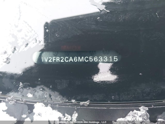 1V2FR2CA6MC563315 Volkswagen Atlas Sel Premium R-line