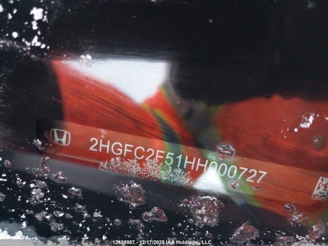 2HGFC2F51HH000727 Honda Civic Lx