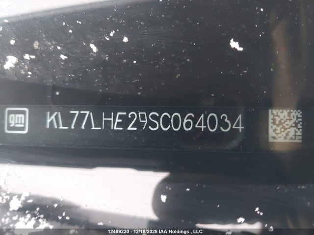 KL77LHE29SC064034 Chevrolet Trax Lt Fwd