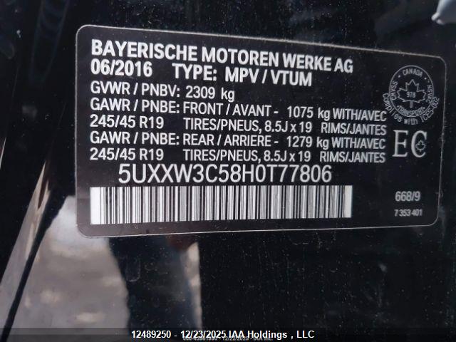 5UXXW3C58H0T77806 BMW X4 Xdrive28i