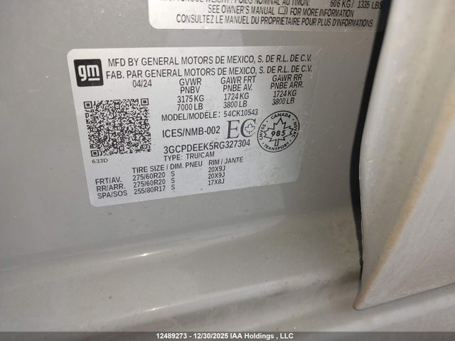 Chevrolet Silverado 1500 Rst 2024 3GCPDEEK5RG327304 Image 18