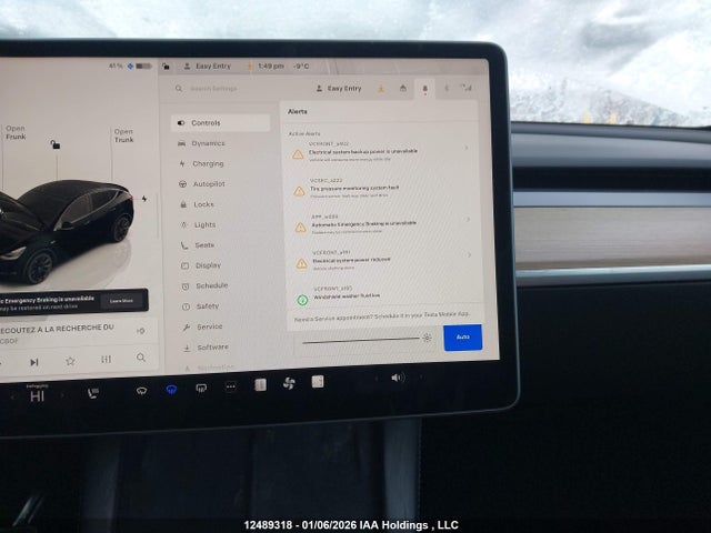 7SAYGDEE4NF440955 Tesla Model Y Long Range
