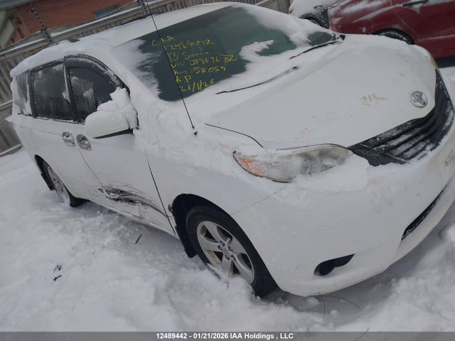 Aukcja sprzedaży 2013 Toyota Sienna, vin: 5TDZK3DC6DS369441, numer aukcji: 12489442