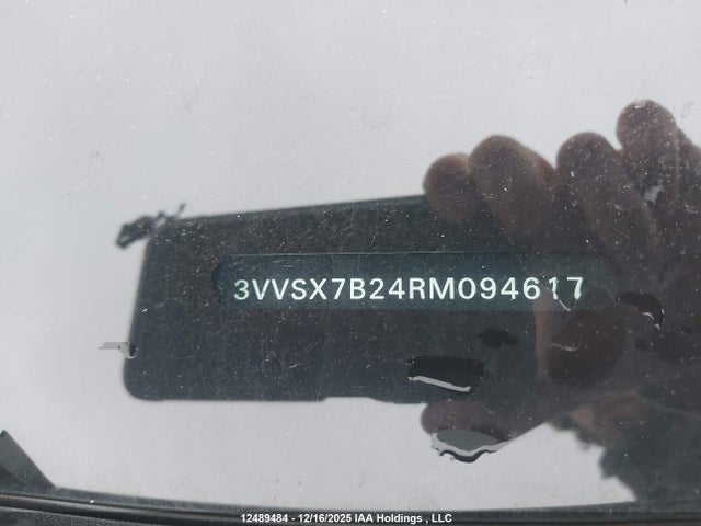 Aukcja sprzedaży 2024 Volkswagen Taos Se, vin: 3VVSX7B24RM094617, numer aukcji: 12489484