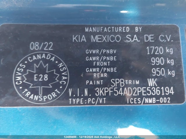 KIA Forte Gt Line 2023 3KPF54AD2PE536194 Image 9