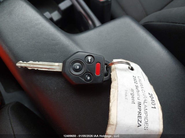 Aukcja sprzedaży 2022 Subaru Impreza, vin: 4S3GTAA69N1722406, numer aukcji: 12489650