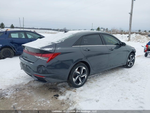KMHLN4AG3PU612757 Hyundai Elantra Luxury Ivt With Two-tone Interior
