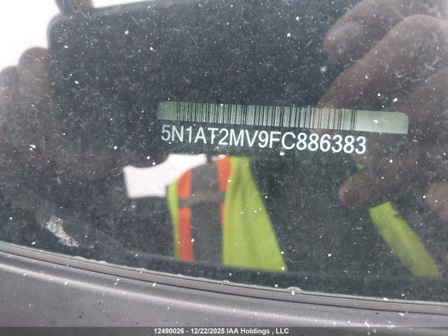5N1AT2MV9FC886383 Nissan Rogue S/sl/sv